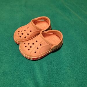 CROCS Band Pink Kids Shoes Vguc